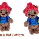 Bear in a hat Free Amigurumi Pattern