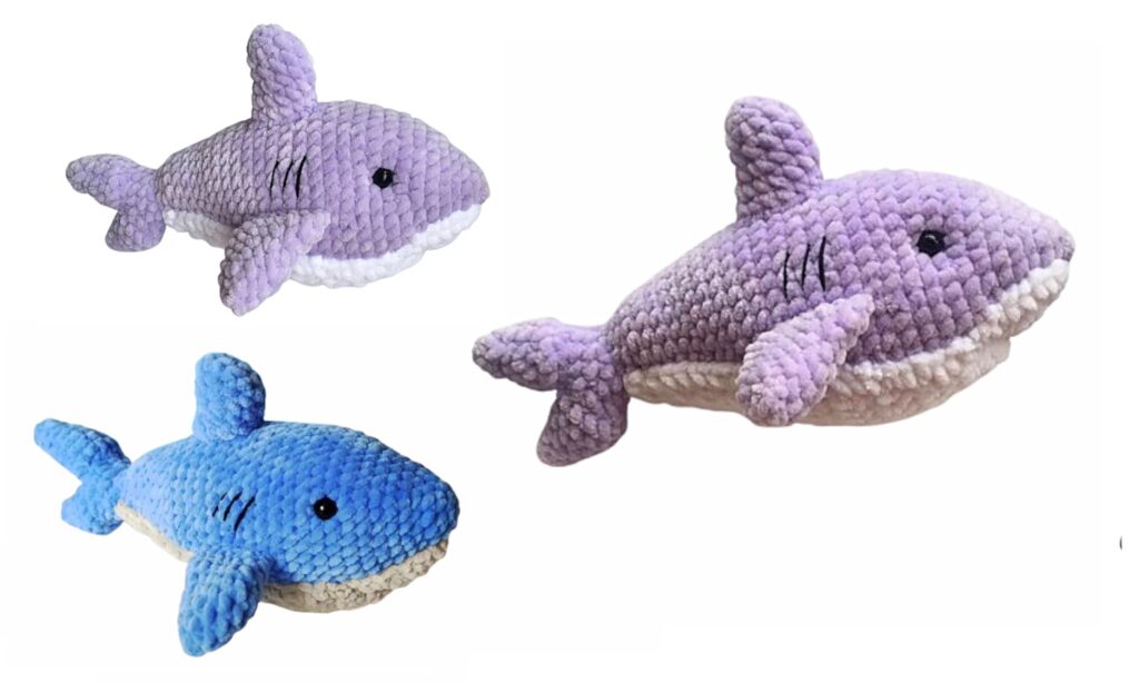 Crochet Blue Shark Amigurumi Free Pattern