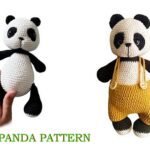 Panda in pants Crochet Free Pattern