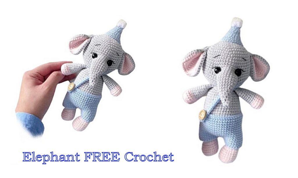 Baby Elephant Crochet Free Pattern