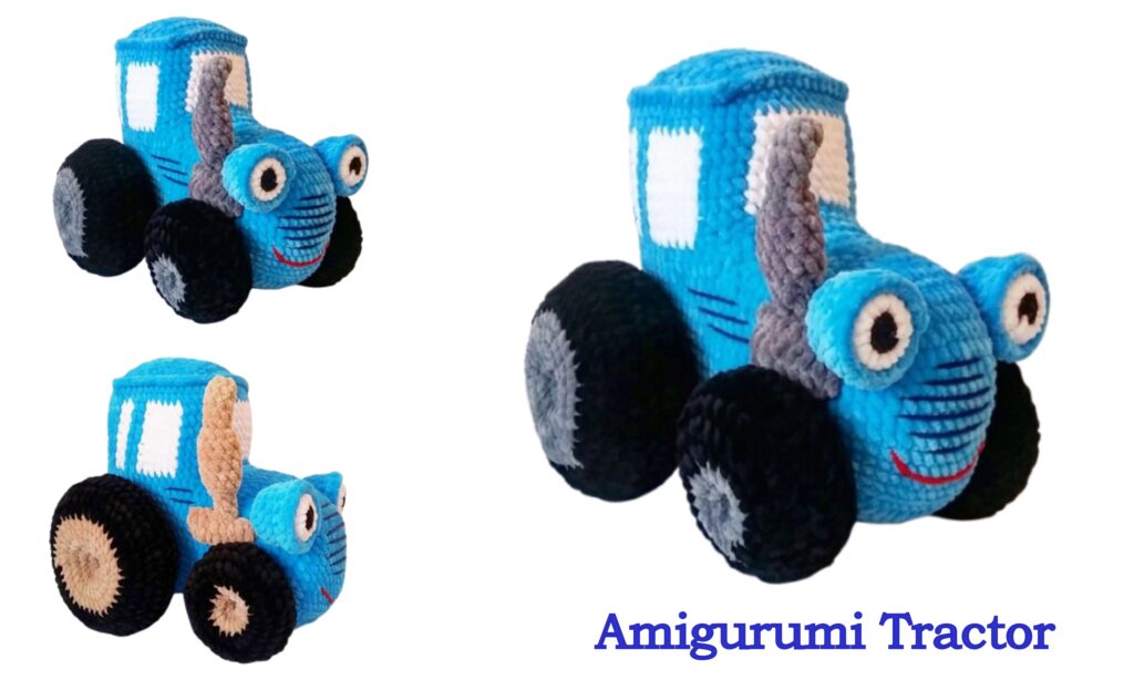 Amigurumi Tractor Free Pattern