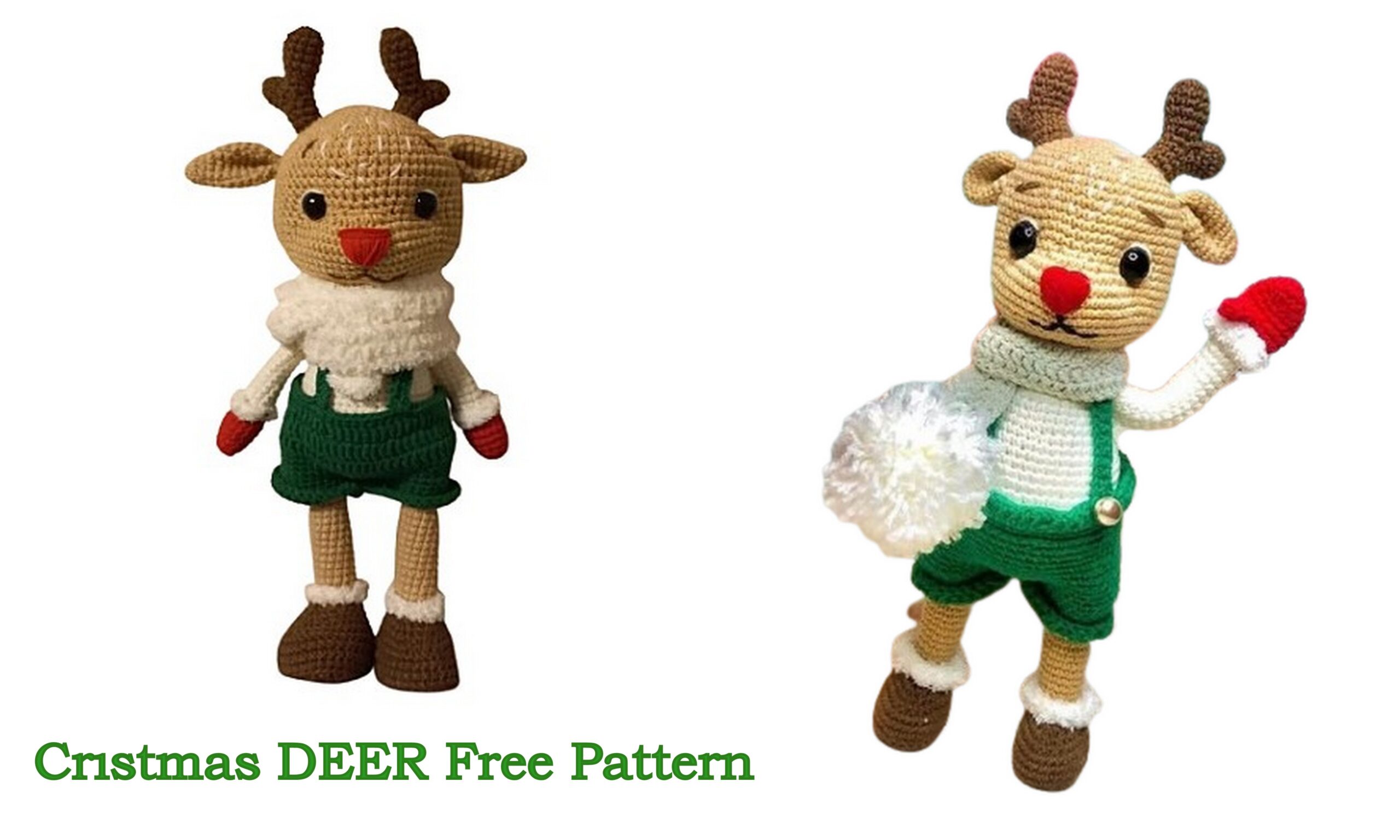 Deer Rudy Amigurumi Free Pattern