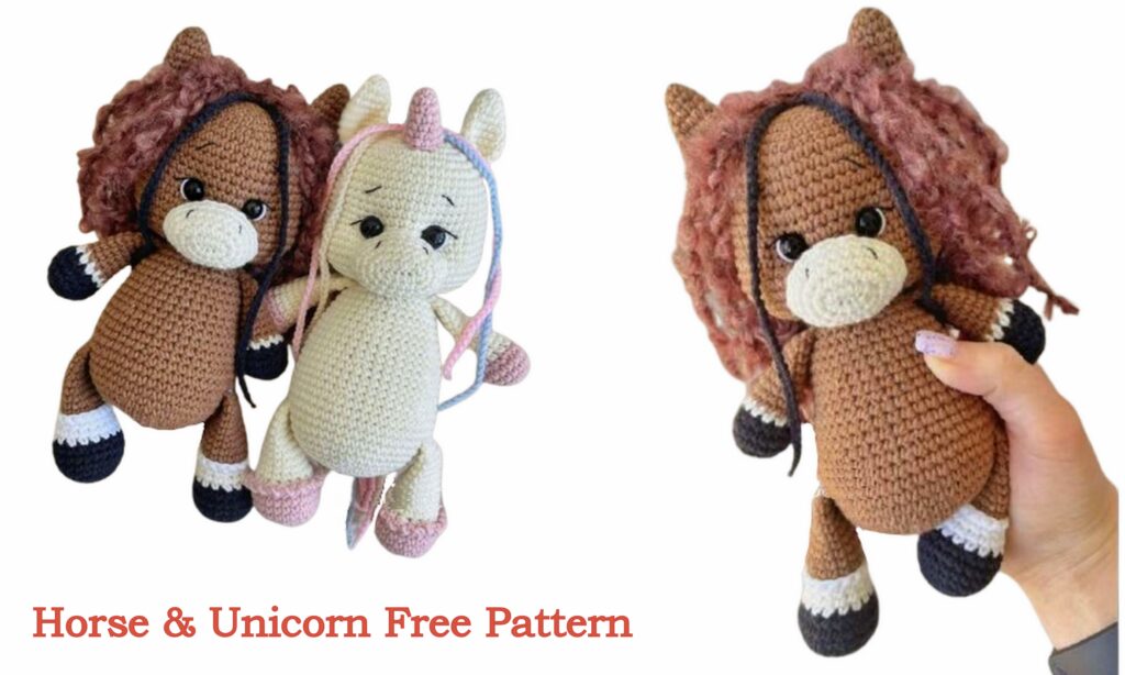 Amigurumi Horse & Unicorn