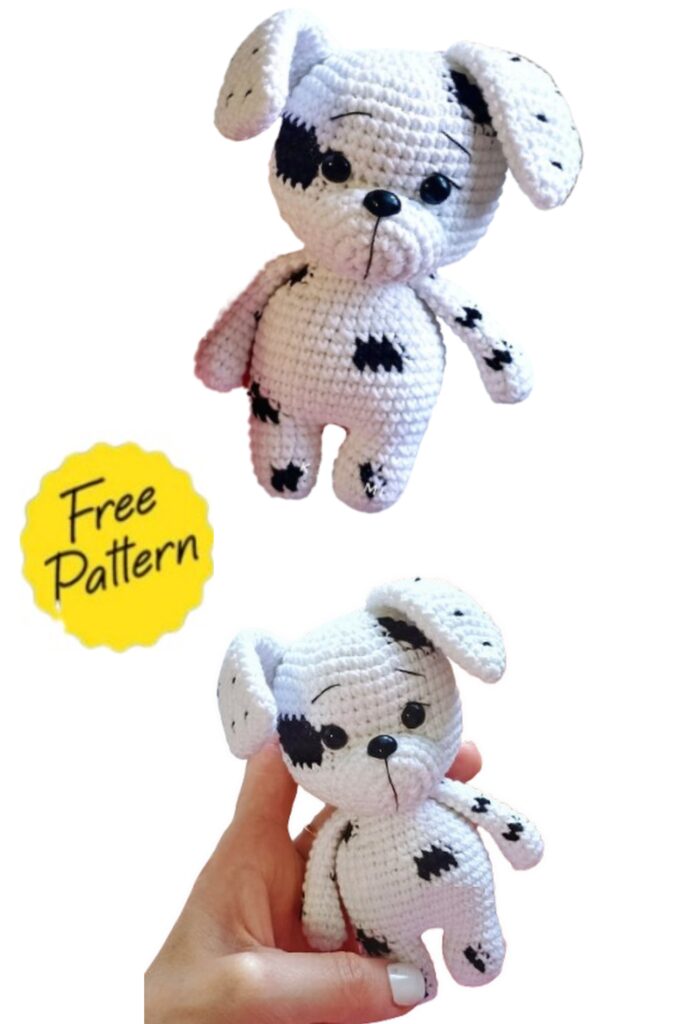 Dalmatian Dog Amigurumi