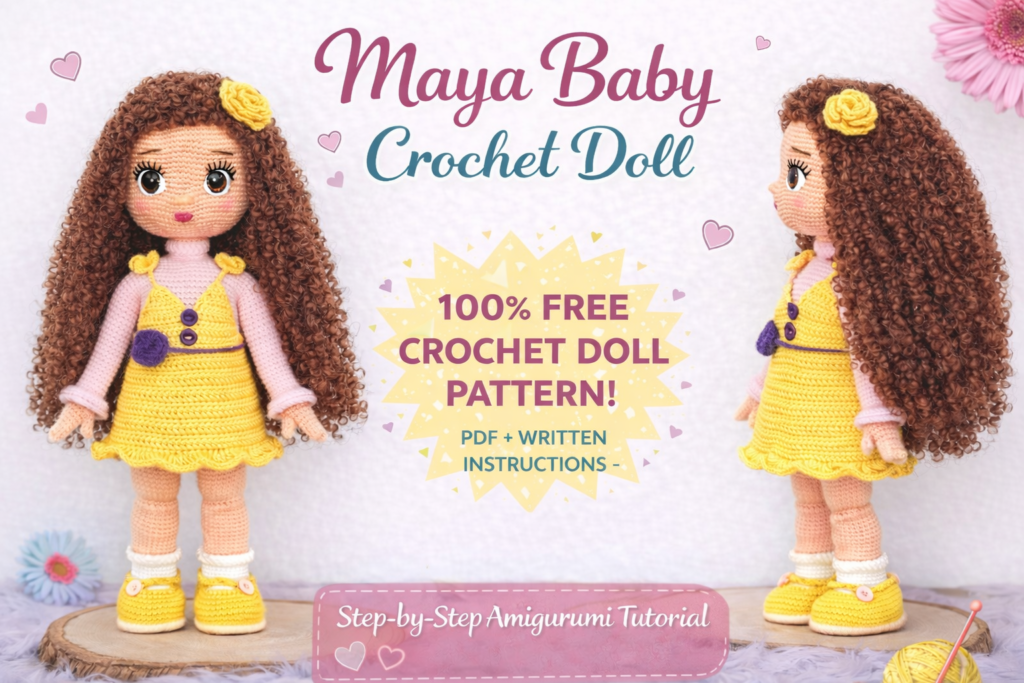 Maya Baby Crochet Doll